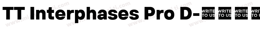 TT Interphases Pro D字体转换